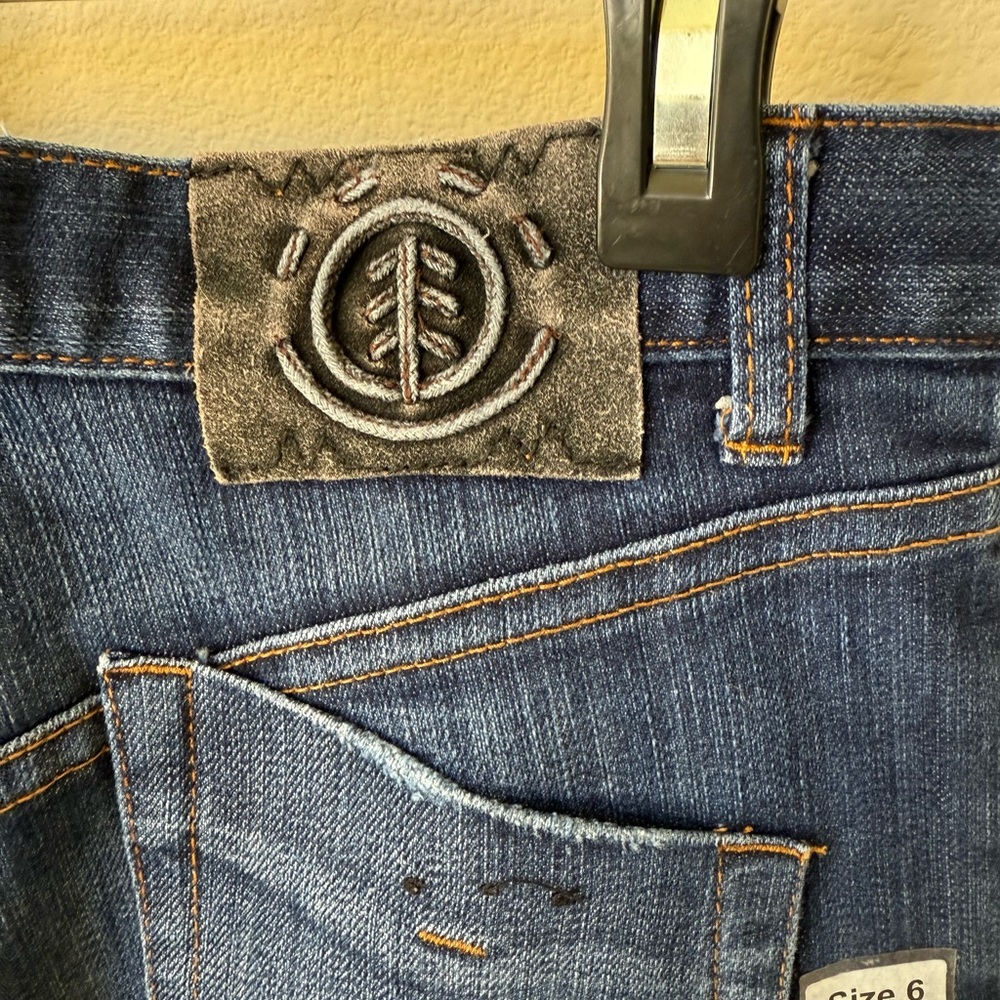 Element Indigo Denim cropped Jeans